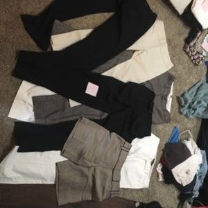 dress pants/slacks/trousers and dress short/capris